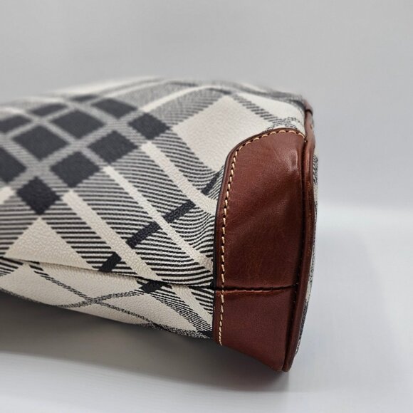 Women's Pebble Grain Crossbody Beige and Gray - Picture 6 of 12